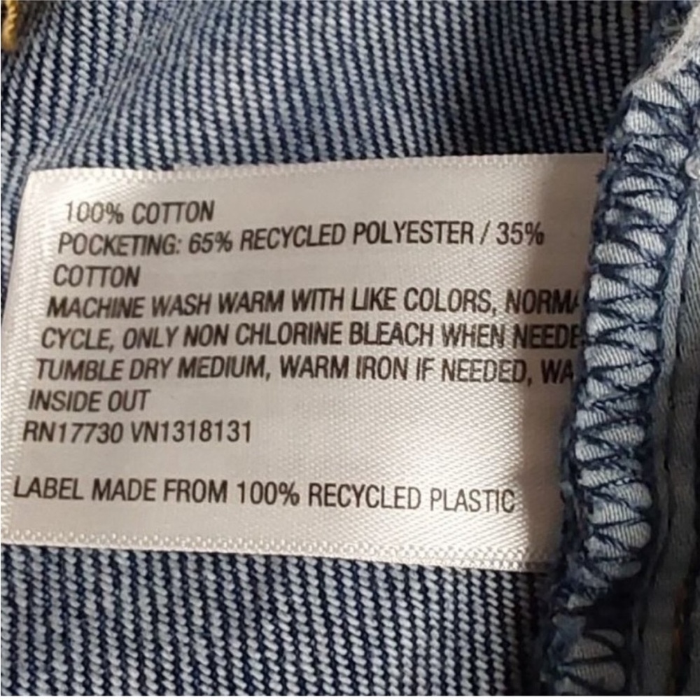 Women's Blue Patchwork Jeans NWT - Picture 5 of 7